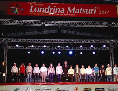 Valorização da cultura japonesa na abertura do Londrina Matsuri