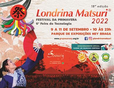 Vem aí em setembro, o Londrina Matsuri 2022