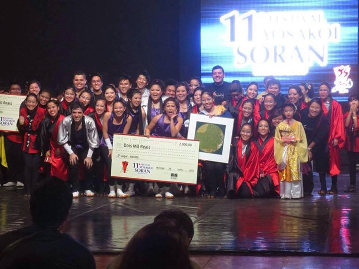 Grupo Sansey fica em 2º lugar na categoria Adulto no 11º Festival Yosakoi Soran Brasil em 2013